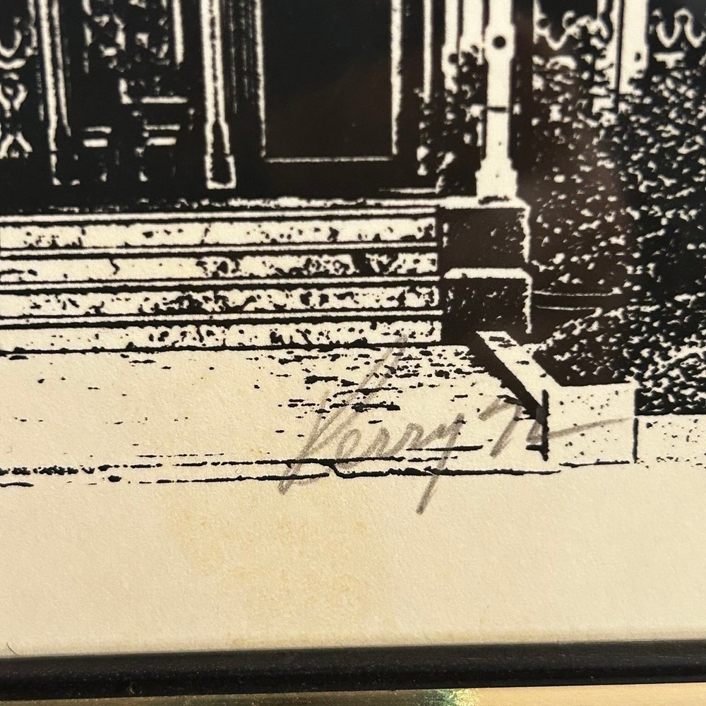 Vintage Artist signed Architectural Prints - Picture 6 of 6